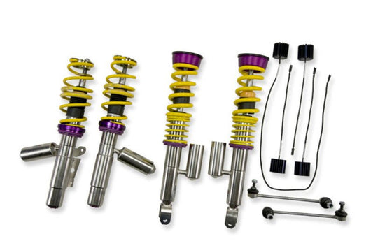 KW - KW Coilover Kit V3 Porsche 911 (997) Turbo Coupe w/ PASM (Must Deactivate PASM) - Demon Performance