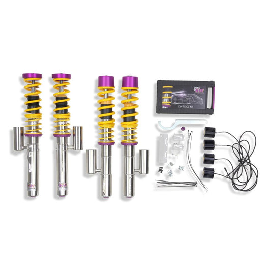KW - KW Coilover Kit V3 Porsche Cayman (987) incl. Cayman S w/ PASM (Must Deactivate PASM) - Demon Performance