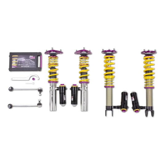 KW - KW Porsche 911 997 Carrera 4/4S Turbo Clubsport Coilover Kit 3 - Way - Demon Performance