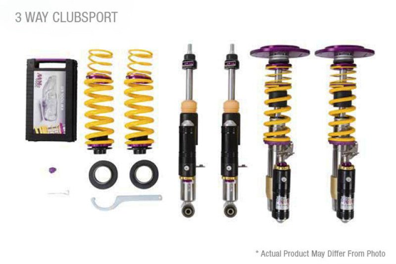 KW - KW Porsche 911 GT2RS 991.2 With OE NoseLift Clubsport Coilover Kit 3 - Way - Demon Performance