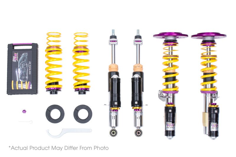 KW - KW Porsche Turbo Coupe Convertible w/ PDCC Clubsport Coilover Kit 3 - Way - Demon Performance