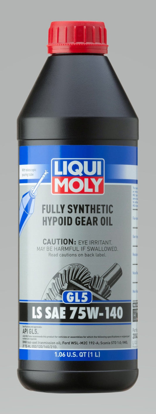 LIQUI MOLY - LIQUI MOLY 1L Fully Synthetic Hypoid Gear Oil (GL5) LS SAE 75W140 - Demon Performance