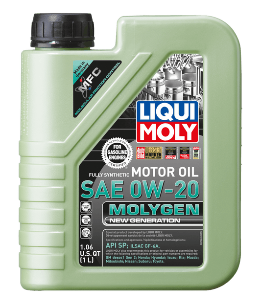 LIQUI MOLY - LIQUI MOLY 1L Molygen New Generation Motor Oil SAE 0W20 - Demon Performance