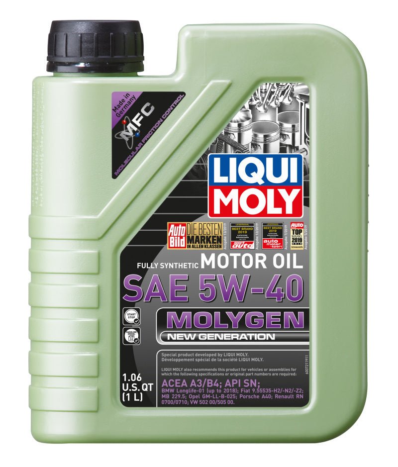 LIQUI MOLY - LIQUI MOLY 1L Molygen New Generation Motor Oil SAE 5W40 - Demon Performance