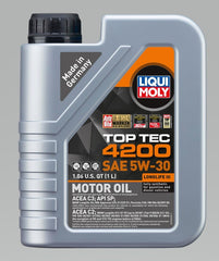 LIQUI MOLY - LIQUI MOLY 1L Top Tec 4200 New Generation Motor Oil SAE 5W30 - Demon Performance