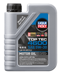 LIQUI MOLY - LIQUI MOLY 1L Top Tec 4600 Motor Oil SAE 5W30 - Demon Performance