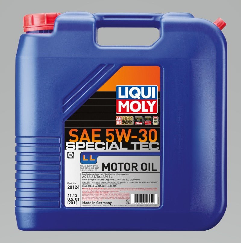 LIQUI MOLY - LIQUI MOLY 20L Special Tec LL Motor Oil SAE 5W30 - Demon Performance