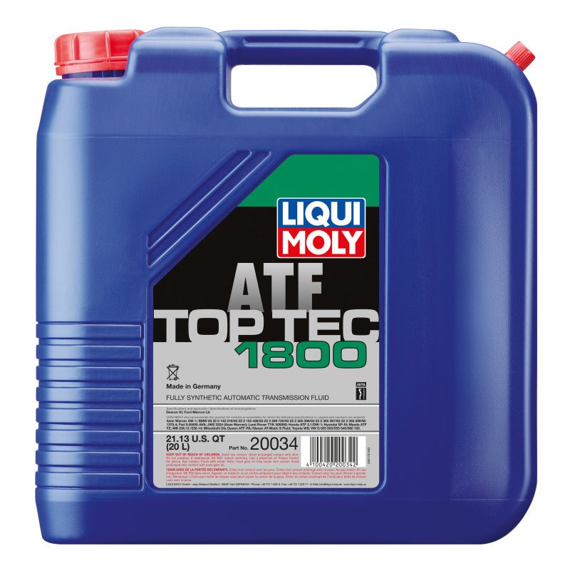 LIQUI MOLY - LIQUI MOLY 20L Top Tec ATF 1800 - Demon Performance