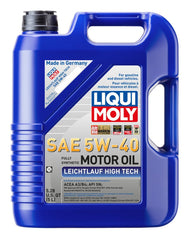 LIQUI MOLY - LIQUI MOLY 5L Leichtlauf (Low Friction) High Tech Motor Oil SAE 5W40 - Demon Performance