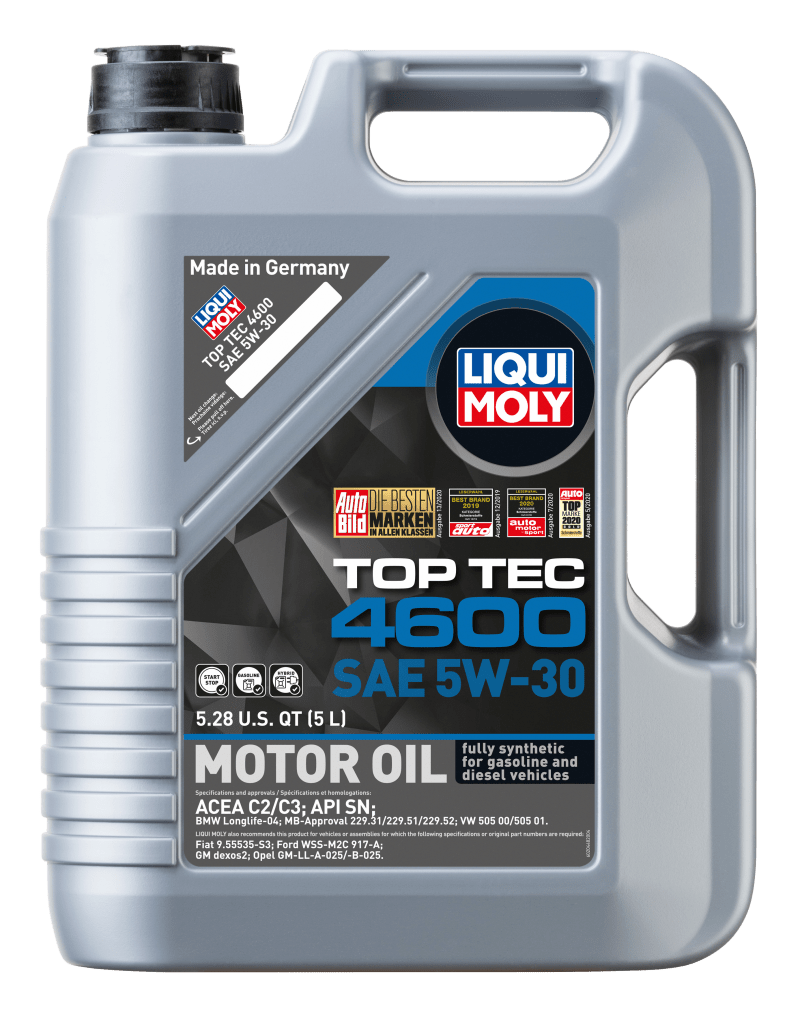 LIQUI MOLY - LIQUI MOLY 5L Top Tec 4600 Motor Oil SAE 5W30 - Demon Performance