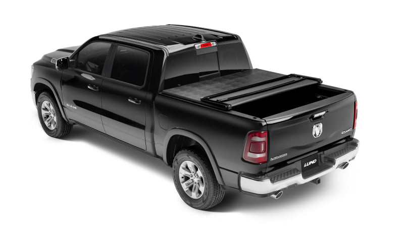 LUND - Lund 02-17 Dodge Ram 1500 (6.5ft. BedExcl. Beds w/Rambox) Genesis Tri-Fold Tonneau Cover - Black - Demon Performance