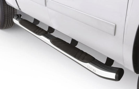 LUND - Lund 09-15 Dodge Ram 1500 Crew Cab (Built Before 7/1/15) 5in. Oval Bent Nerf Bars - Chrome - Demon Performance
