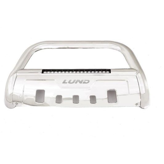 LUND - Lund 09-17 Dodge Ram 1500 (Excl. Rebel Models) Bull Bar w/Light & Wiring - Polished - Demon Performance