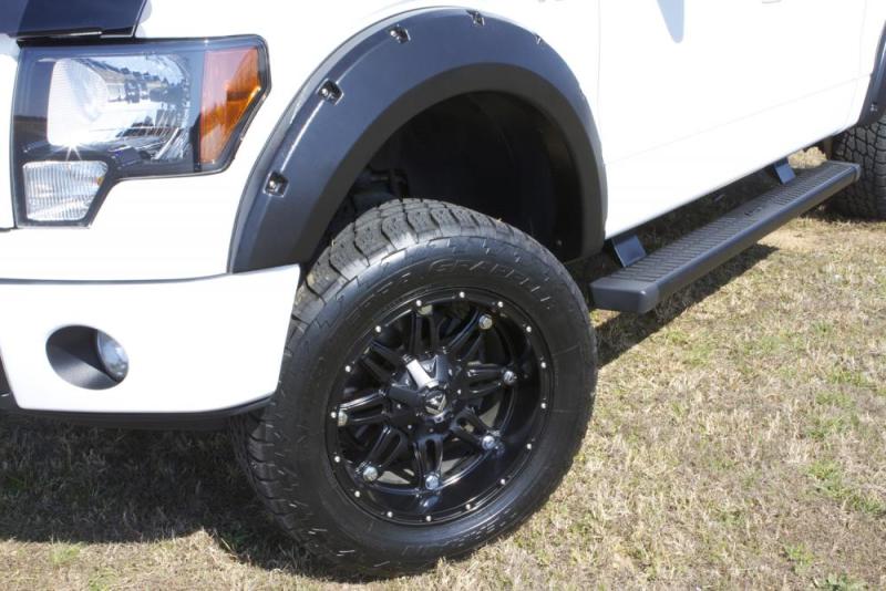 LUND - Lund 09-17 Dodge Ram 1500 RX-Rivet Style Textured Elite Series Fender Flares - Black (4 Pc.) - Demon Performance