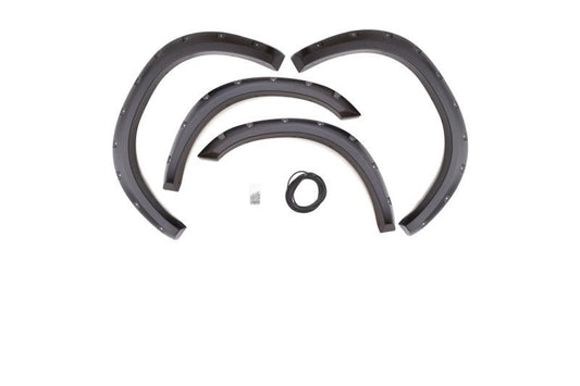 LUND - Lund 09-17 Dodge Ram 1500 RX-Rivet Style Textured Elite Series Fender Flares - Black (4 Pc.) - Demon Performance