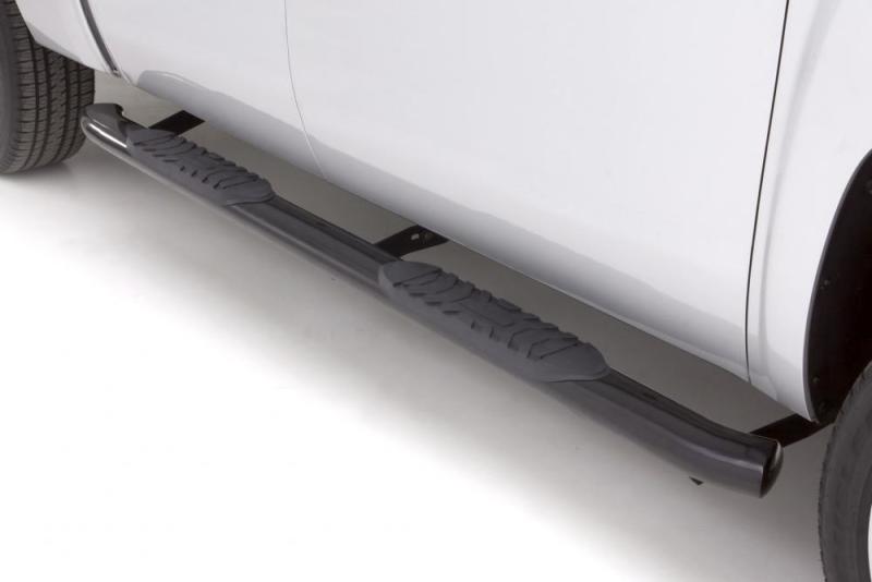 LUND - Lund 10-17 Dodge Ram 2500 Crew Cab 4in. Oval Curved Steel Nerf Bars - Black - Demon Performance