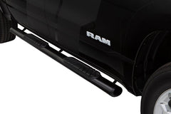 LUND - Lund 10-17 Dodge Ram 2500 Crew Cab 4in. Oval Straight Steel Nerf Bars - Black - Demon Performance