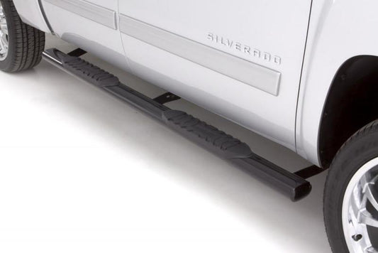 LUND - Lund 10-17 Dodge Ram 2500 Crew Cab 5in. Oval Straight Steel Nerf Bars - Black - Demon Performance