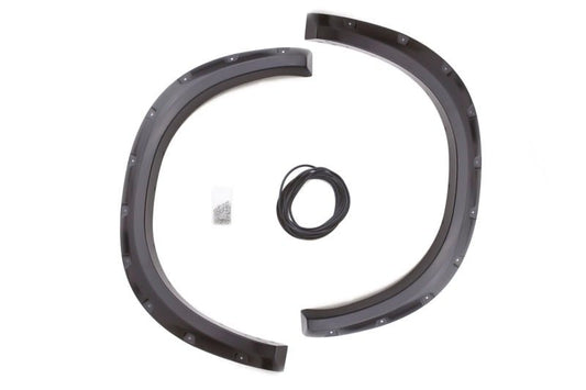 LUND - Lund 10-17 Dodge Ram 2500 RX-Rivet Style Smooth Elite Series Fender Flares - Black (2 Pc.) - Demon Performance