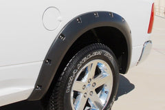 LUND - Lund 10-17 Dodge Ram 2500 RX-Rivet Style Smooth Elite Series Fender Flares - Black (2 Pc.) - Demon Performance