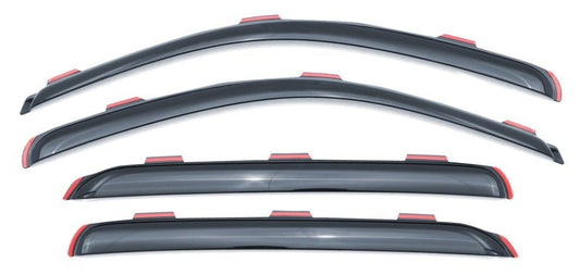 LUND - Lund 2017 Nissan Titan Crew Cab Ventvisor Elite Window Deflectors - Smoke (4 Pc.) - Demon Performance