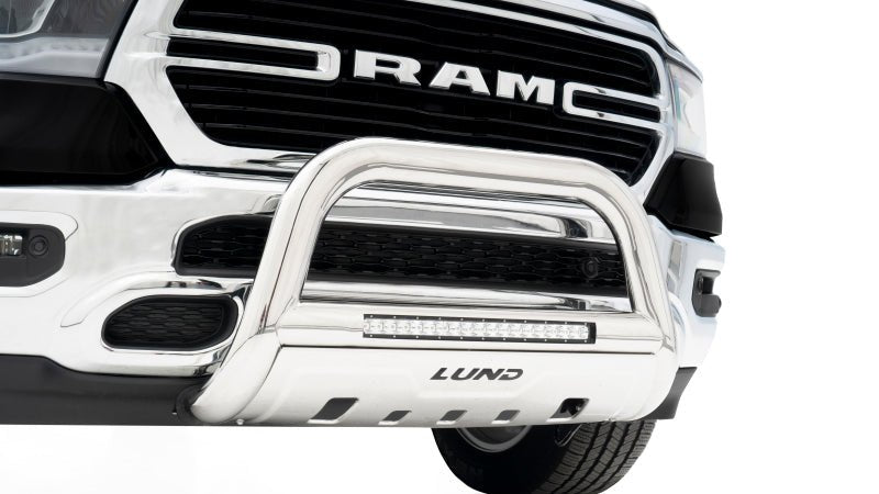LUND - Lund 2019 RAM 1500 Bull Bar w/Light & Wiring - Polished - Demon Performance