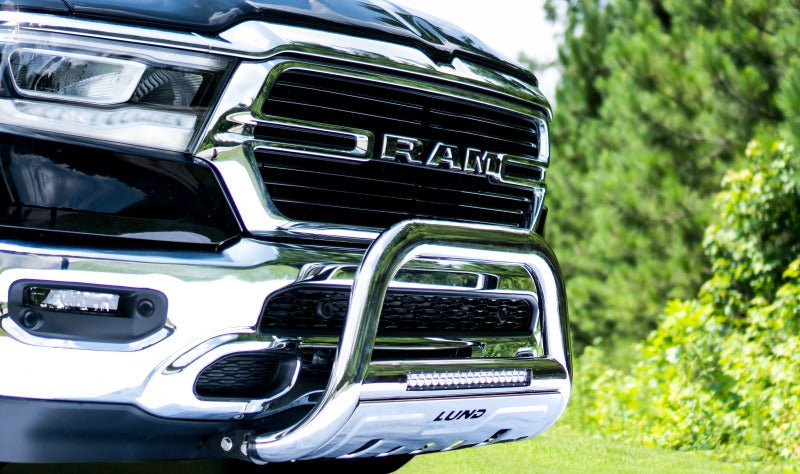LUND - Lund 2019 RAM 1500 Bull Bar w/Light & Wiring - Polished - Demon Performance