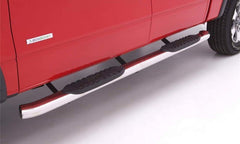 LUND - Lund 2019 Ram 1500 Crew Cab Pickup 5in. Curved Oval SS Nerf Bars - Polished Stainless - Demon Performance