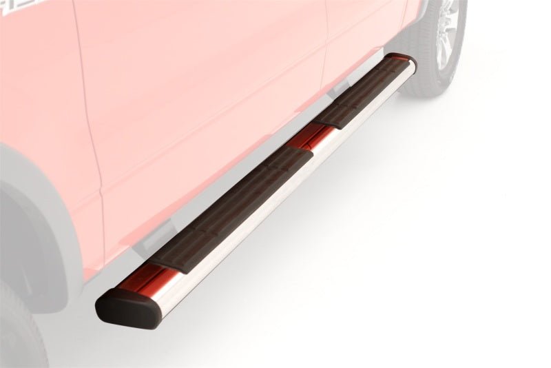 LUND - Lund 2019 Ram 1500 Extended Cab Pickup 6in. Oval Straight SS Nerf Bars - Polished Stainless - Demon Performance