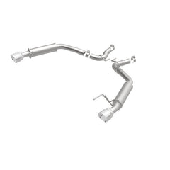 Magnaflow - MagnaFlow Axle Back, SS, 2.5in, Competition, Dual Split Polish 4.5in Tip 2015 Ford Mustang Ecoboost - Demon Performance