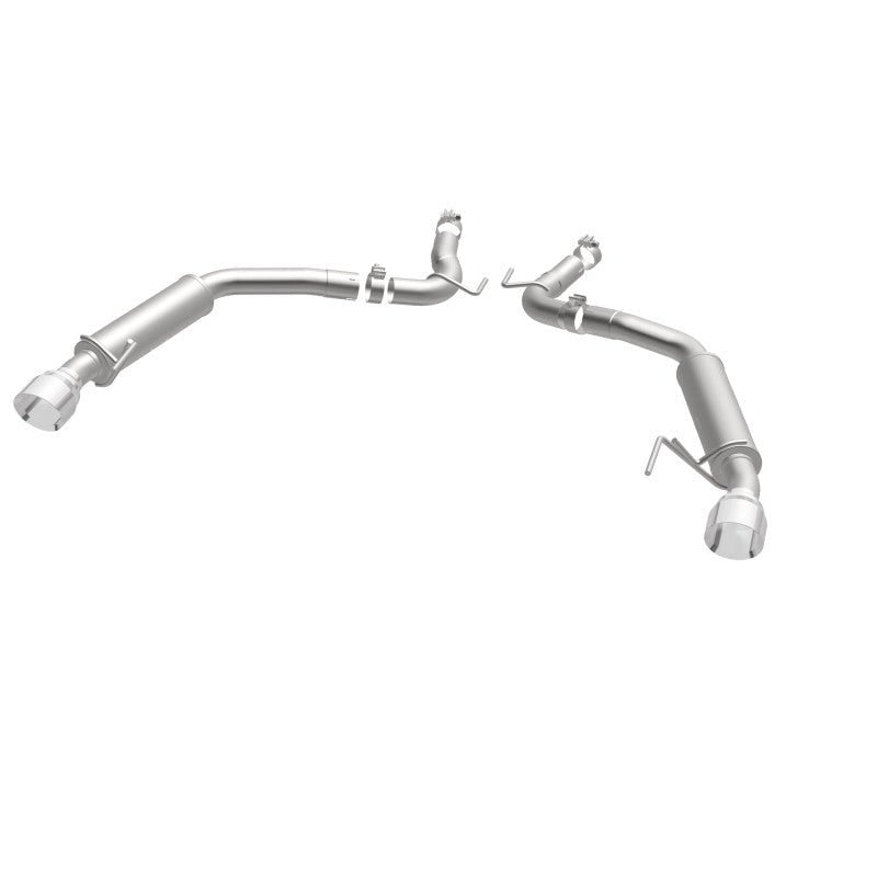 Magnaflow - MagnaFlow Axle Back, SS, 2.5in, Competition, Dual Split Polish 4.5in Tip 2015 Ford Mustang Ecoboost - Demon Performance