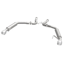 Magnaflow - MagnaFlow Axle Back, SS, 2.5in, Competition, Dual Split Polish 4.5in Tip 2015 Ford Mustang Ecoboost - Demon Performance