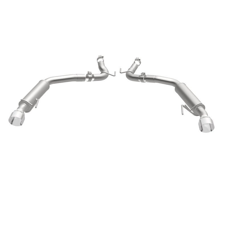 Magnaflow - MagnaFlow Axle Back, SS, 2.5in, Competition, Dual Split Polish 4.5in Tip 2015 Ford Mustang Ecoboost - Demon Performance
