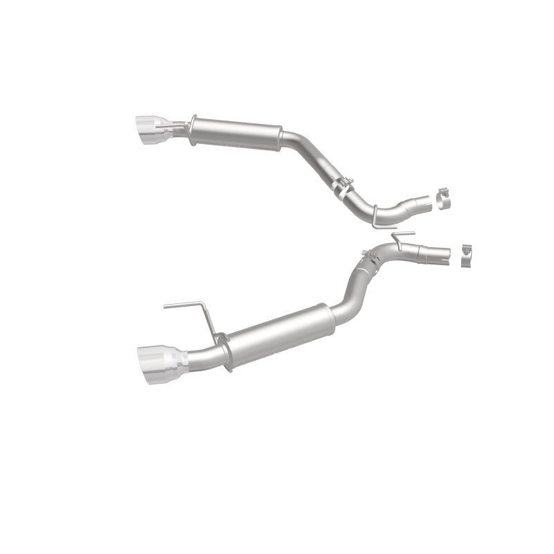 Magnaflow - MagnaFlow Axle Back, SS, 2.5in, Competition, Dual Split Polish 4.5in Tip 2015 Ford Mustang Ecoboost - Demon Performance