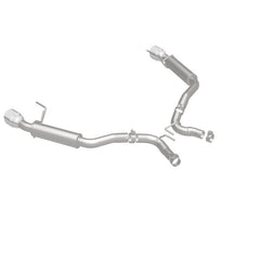Magnaflow - MagnaFlow Axle Back, SS, 2.5in, Competition, Dual Split Polish 4.5in Tip 2015 Ford Mustang Ecoboost - Demon Performance