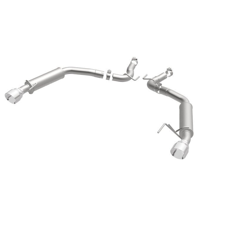 Magnaflow - MagnaFlow Axle Back, SS, 2.5in, Competition, Dual Split Polish 4.5in Tip 2015 Ford Mustang Ecoboost - Demon Performance