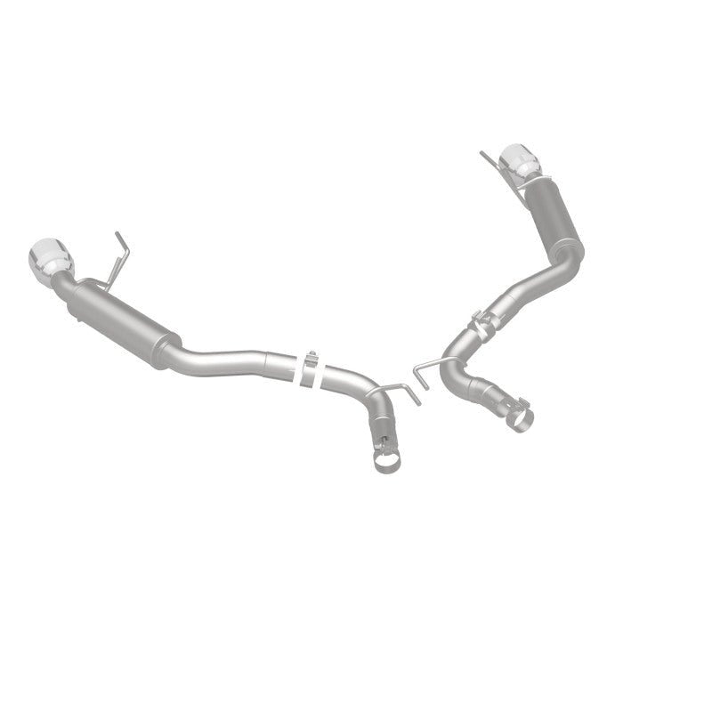 Magnaflow - MagnaFlow Axle Back, SS, 2.5in, Competition, Dual Split Polish 4.5in Tip 2015 Ford Mustang Ecoboost - Demon Performance