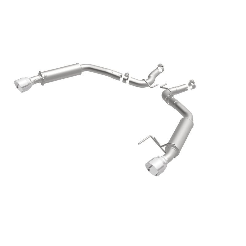 Magnaflow - MagnaFlow Axle Back, SS, 2.5in, Competition, Dual Split Polish 4.5in Tip 2015 Ford Mustang Ecoboost - Demon Performance