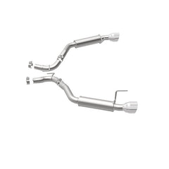 Magnaflow - MagnaFlow Axle Back, SS, 2.5in, Competition, Dual Split Polish 4.5in Tip 2015 Ford Mustang Ecoboost - Demon Performance