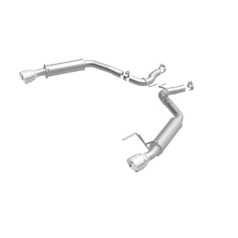Magnaflow - MagnaFlow Axle Back, SS, 2.5in, Competition, Dual Split Polish 4.5in Tip 2015 Ford Mustang Ecoboost - Demon Performance