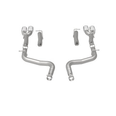 Magnaflow - MagnaFlow Axle-Back, SS, 2.5in, Quad Split Rear 3.5in Tip 2015 Dodge Challenger 3.6L V6 - Demon Performance
