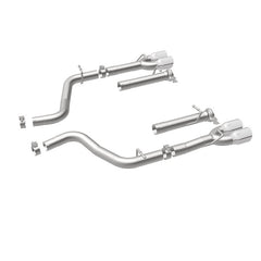 Magnaflow - MagnaFlow Axle-Back, SS, 2.5in, Quad Split Rear 3.5in Tip 2015 Dodge Challenger R/T 5.7L - Demon Performance