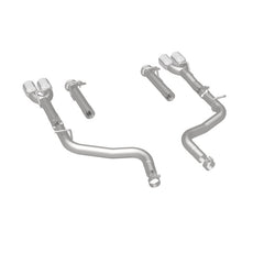 Magnaflow - MagnaFlow Axle-Back, SS, 2.5in, Quad Split Rear 3.5in Tip 2015 Dodge Challenger R/T 5.7L - Demon Performance