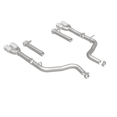 Magnaflow - MagnaFlow Axle-Back, SS, 2.5in, Quad Split Rear 3.5in Tip 2015 Dodge Challenger R/T 5.7L - Demon Performance