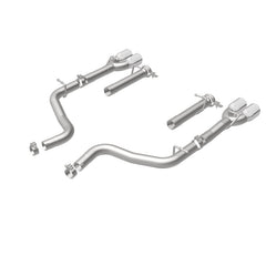 Magnaflow - MagnaFlow Axle-Back, SS, 2.5in, Quad Split Rear 3.5in Tip 2015 Dodge Challenger R/T 5.7L - Demon Performance