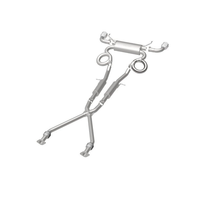 Magnaflow - MagnaFlow Cat - Back 09 - 17 Nissan 370Z V6 3.7L Street Series SS 2.25in Dual Split Rear Exit Exhaust - Demon Performance