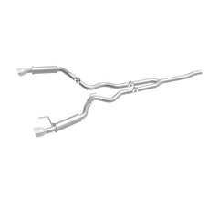 Magnaflow - MagnaFlow Cat - Back 15 - 16 Ford Mustang 2.3L L4 Competition SS 3in Dual Split Rear 4.5in Black Tips - Demon Performance