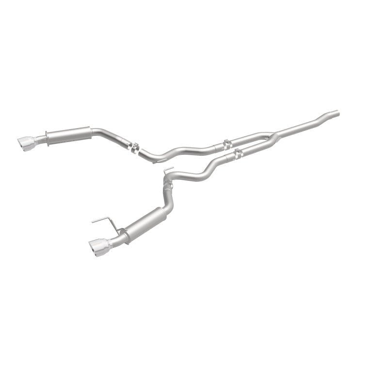 Magnaflow - MagnaFlow Cat - Back 15 - 16 Ford Mustang 2.3L L4 Competition SS 3in Dual Split Rear 4.5in Black Tips - Demon Performance
