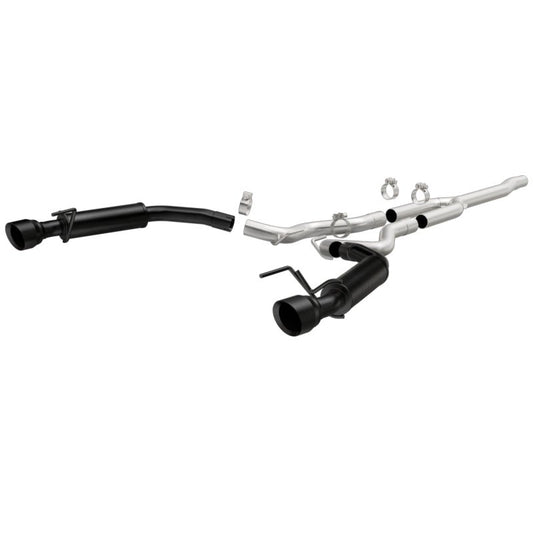 Magnaflow - MagnaFlow Cat - Back 15 - 16 Ford Mustang 2.3L L4 Competition SS 3in Dual Split Rear 4.5in Black Tips - Demon Performance