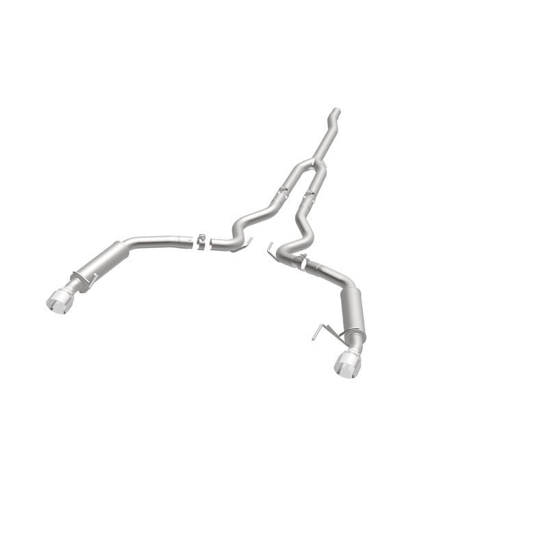 Magnaflow - MagnaFlow Cat - Back 15 - 16 Ford Mustang 2.3L L4 Competition SS 3in Dual Split Rear 4.5in Black Tips - Demon Performance